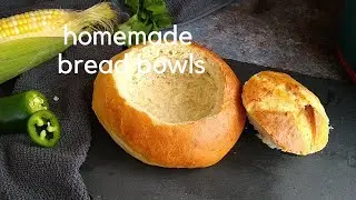 Homemade Bread Bowls | Bread Bowl Soup | Bread Bowl Panera | Bread Bowl Recipe