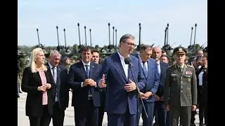 Predsednik Aleksandar Vučić // Prikaz sposobnosti Vojske Srbije „Zastava 2024“