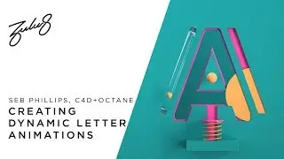 How To Create Dynamic Letter Animations In C4D & Octane Render