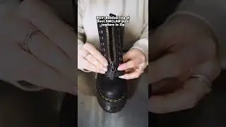 Dr. Martens | How to lace Sinclair BOOT