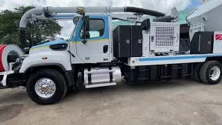 2014 Freightliner 114SD Vac-con Omnibus Vacuum Jetter Combo Truck