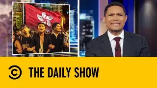 Hong Kong Police Clash With Creative Protesters | The Daily Show With Trevor Noah