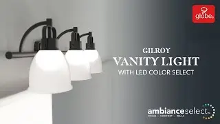 Globe Electric LED Color Select Vanity Light &ndash; Gilroy | AmbianceSelect