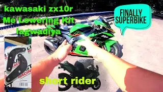 Short Rider Riding World Tallest Bike 😂| Finally 😘 | How to Lower Your Seat HEIGHT | KAWASAKI ZX10R