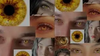 Bright Yellow Amber Eyes (One Affirmation)