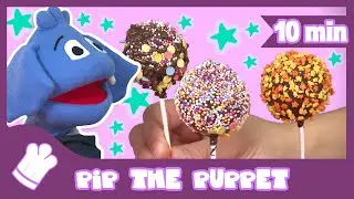 How to Make Delicious Cake Pops Recipe | Pip The Puppet