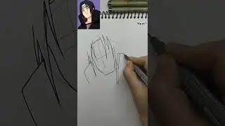 how to draw itachi uchiha❤#itachi #itachiuchiha #art  #naruto #narutoshippuden #viralvideo #shorts