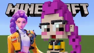 How to build K-Pop Demon Hunters Rumi in Minecraft