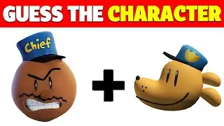🐶📖🦸Guess The Dogman Characters By Their Emoji 🤔+ Guess Their Voice Quiz | Officer Knight, Petey