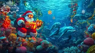Santa&rsquo;s Underwater Christmas Adventure 🎄 Relaxing Holiday Music with Magical Ocean Sounds