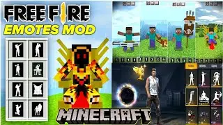 Free Fire Emotes in Minecraft pe | Free Fire Emotes in Minecraft Download | Free Fire Emotes In Mcpe