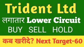 Why Trident is Falling? | Trident Share News | Trident Share Latest News | Share Market