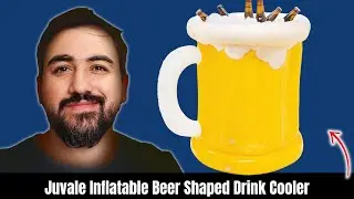 🍻 Juvale Inflatable Beer Shaped Drink Cooler Review &ndash; Perfect for Summer Parties! 🌞