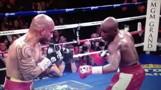 Highlights of the Floyd Mayweather straight right hand