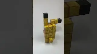 пикачу из майнкрафт блоков🔥 конструктор магнитный minecraft #minecraft #майнкрафт