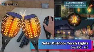 Solar Outdoor Torch Lights