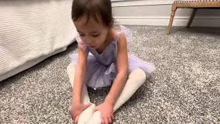 Girl's Capezio Back Keyhole Tutu Dress, Lavender, 4 Years