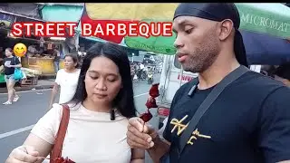 🇵🇭 STREET BARBEQUE | #shorts #viral #trending #travel #philippines #food #love #comedy #fyp