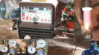 ANDELI MCT-520DPL. Ч34. COLD-сварка. Начал сваривать основание рабочего стола радиолюбителя. Ножки.