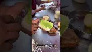 MASALA CHEESE PANINI 😍 | Indian street food #shorts