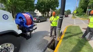 Sewer Equipment Model 900 ECO Catch Basin and Potholing Package