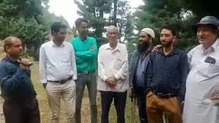 Ayoub Sabir,renowned poet of kashmir with Mysar Nashad and Abid Hussain