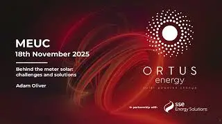 SSE Partner Webinar: Adam Oliver discusses behind the meter solar solutions for major energy users