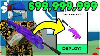 BUYING The DARK MATTER GUN For $99,999,999 And It's OP | Big Paintball (ROBLOX)