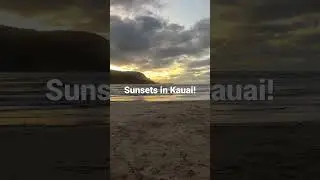 Watching the sunset in Kauai. #kauai #kauaihawaii