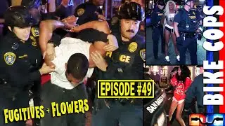 BIKE COPS Ep. 49: Fugitive Flower Snatcher | Gaslamp Quarter (4K)