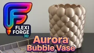 Aurora Bubble Vase &ndash; Support-Free 3D Print (STL + 3MF) | Vase Mode, Silk PLA Shine