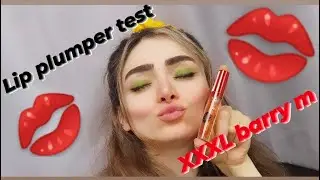Lip plumper gloss reviews | BARRY M Lip plumping gloss XXXL 💋 #shorts #reviews