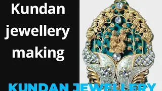 कुंदन जड़ाऊ की प्रक्रिया // How to make kundan jewellery//Kundan jewellery making// কুন্দন গহনা তৈরি
