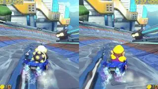 WR Tie - Big Blue - 1:25.450 - Domenıco vs CB☆Goldie (Mario Kart 8)