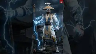 RAIDEN AND FRIENDS (TOP 10 MORTAL KOMBAT CHARACTERS) #shorts #mortalkombat #mk