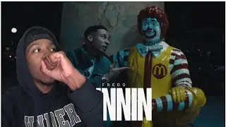 AMERICAN REACTS to Fredo - Runnin (Official Video) HE&rsquo;S NAME DROPPING!!
