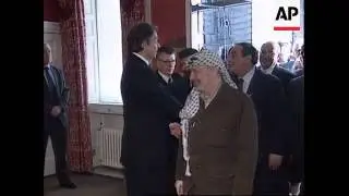 UK - Yasser Arafat and Tony Blair meet for talks