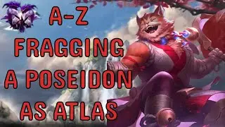 [A-Z] SMACKING A POSEIDON WITH ATLAS!?! - Masters Ranked Duel - Smite
