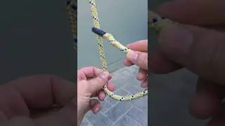Overhand Stopper Knot in 10 Seconds 🪢 | A Knot Everyone Should Know