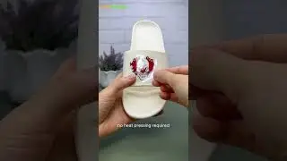 Magic Transfer Stickers on the Slippers