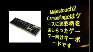 Majestouch 2 Camouflage JP 青軸 フルサイズ かななし USB FKBN108MC/NMU2