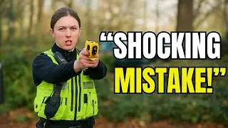 UK Police Taser Auditor in Shocking Mistake! #knowyourrights
