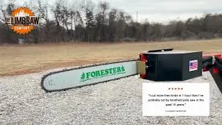 Cut More Tree Limbs in Less Time with LS8 LimbSaw Hydraulic Chainsaw