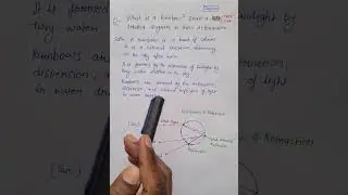 What is Rainbow? How it is formed? Rainbow formation class10 science pyq 2024 cbse #science