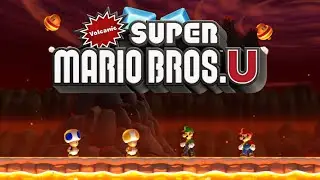 World 1: Lava Land | Volcanic Super Mario Bros. U [100% Playthrough]