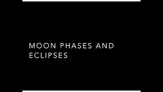notes   moon phases and eclipses