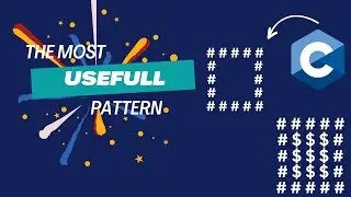 Square Frame Pattern in C Programming Language by Coderoom
