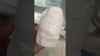 Nike AF1 Canvas All White 💯🔥#sneakers #sneakerhead