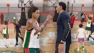 This is My &lsquo;Cheat Code&rsquo; Build.. Contested Shot (Gold), 99 3pt, Way Back, & Sure Handles 🙌😮&zwj;💨
