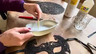 How to make fabric stiffener to stiffen lace, sinamay or other materials to make a hat or flowers
